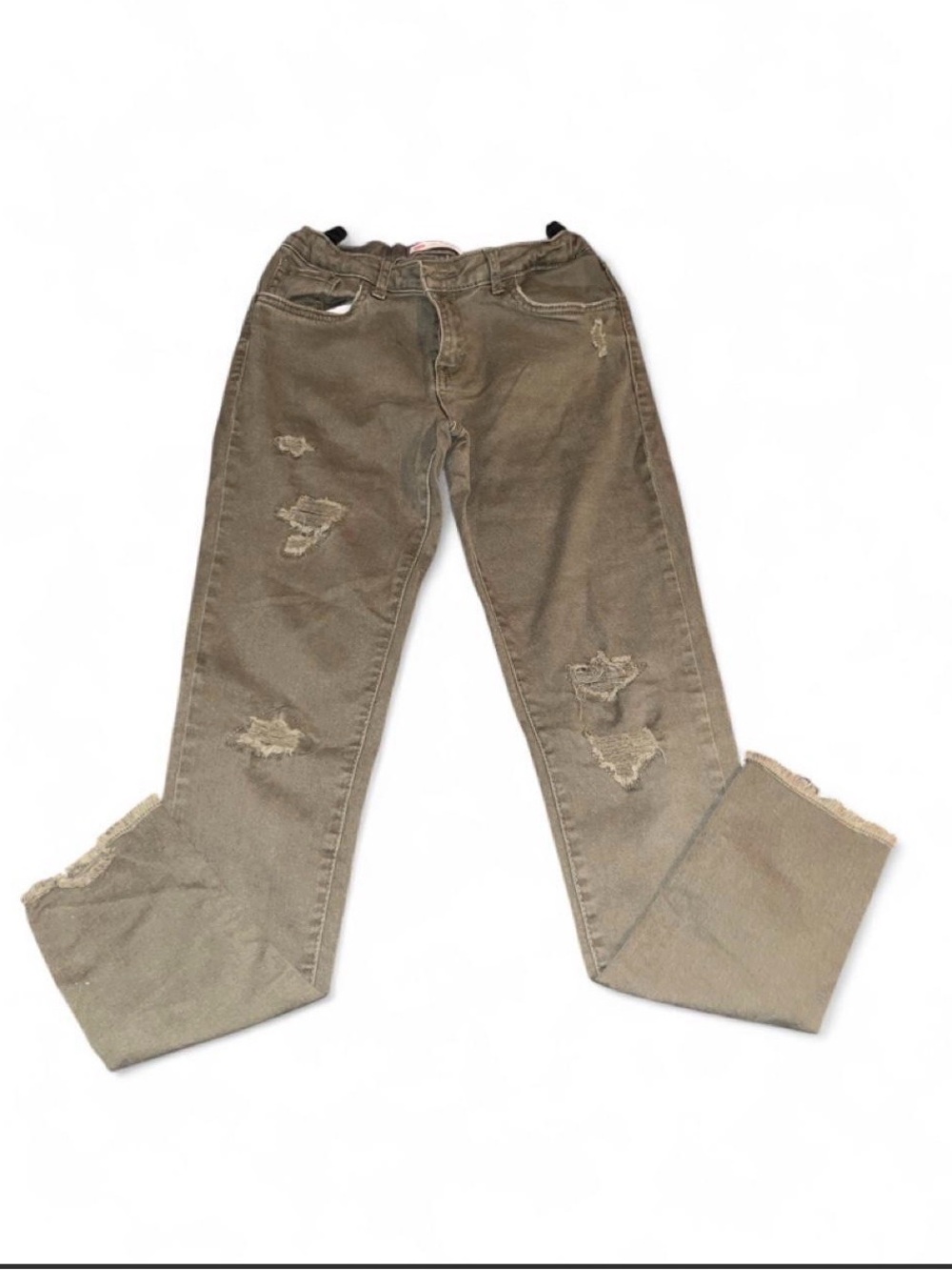 Levi's 710 Super Skinny Olive Green Jeans
